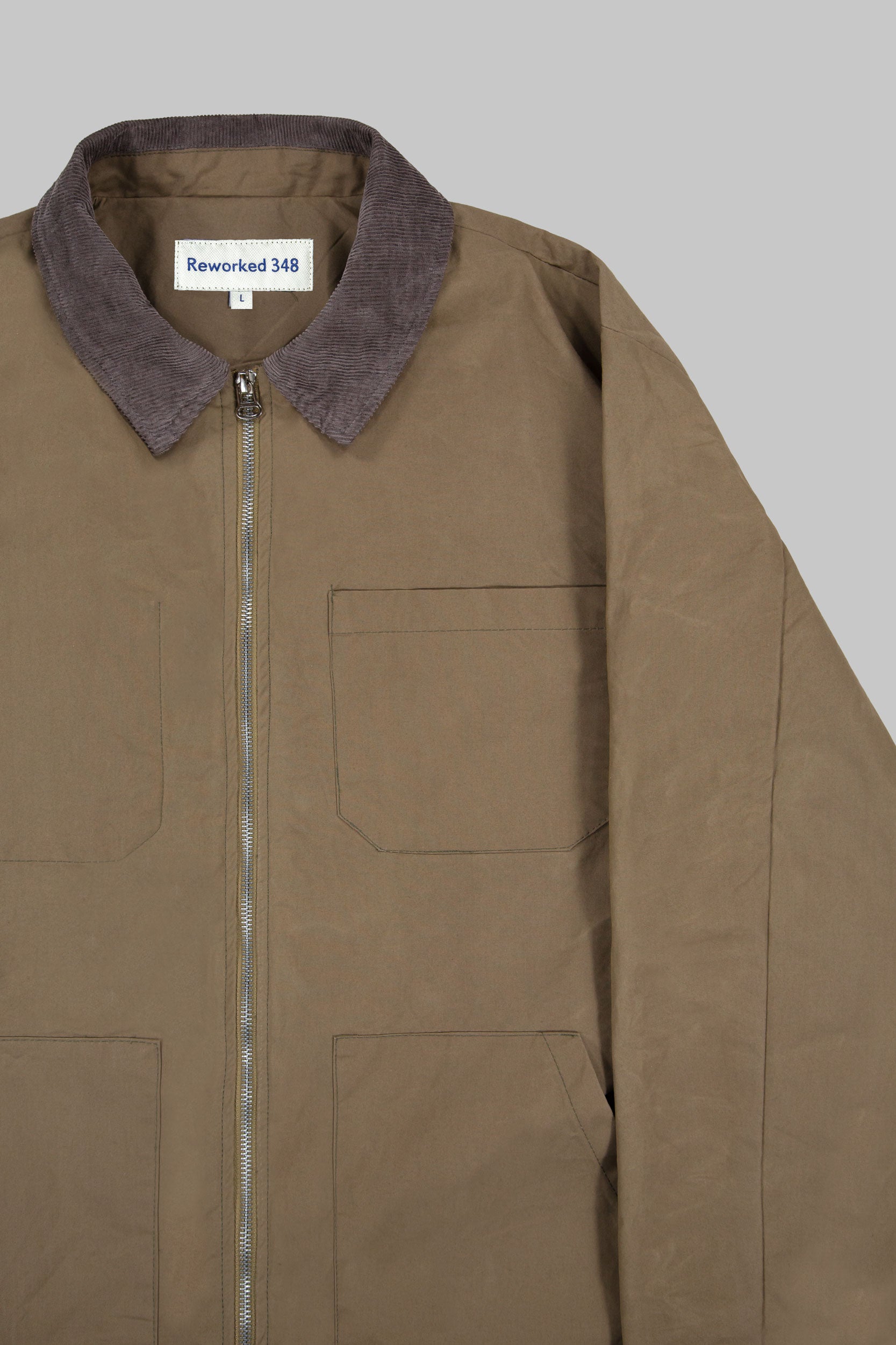 Works Wax Jacket Stone