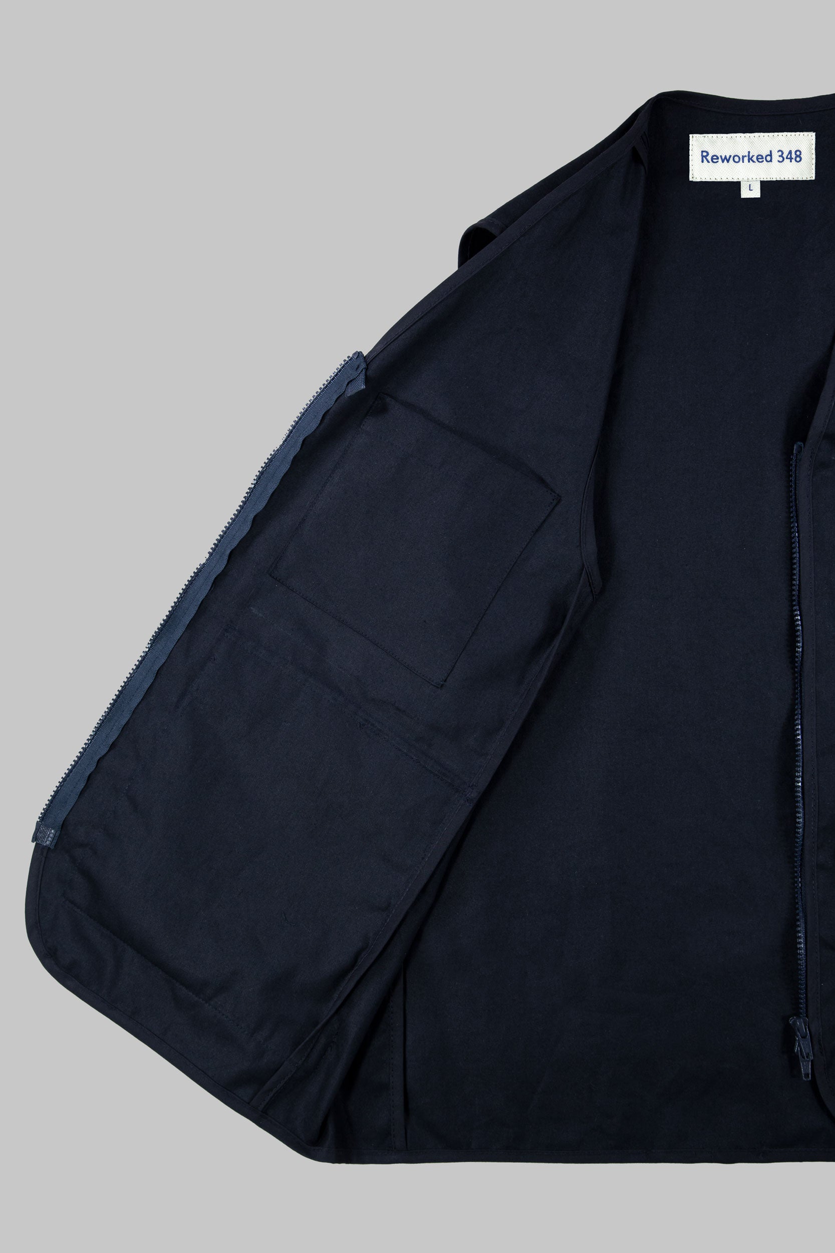 Micro Canvas Serviceman V Vest Dark Blue