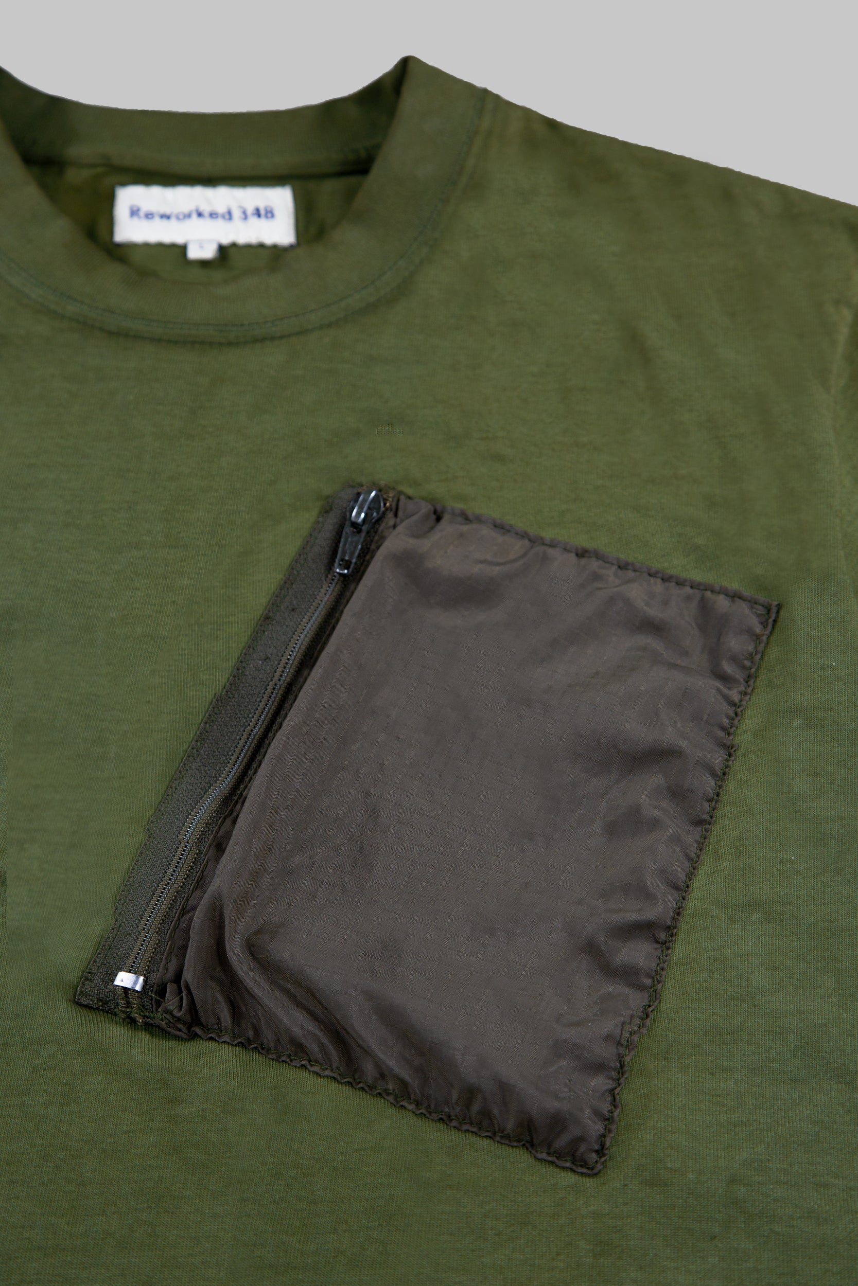 Parachute Pocket T-Shirt Khaki