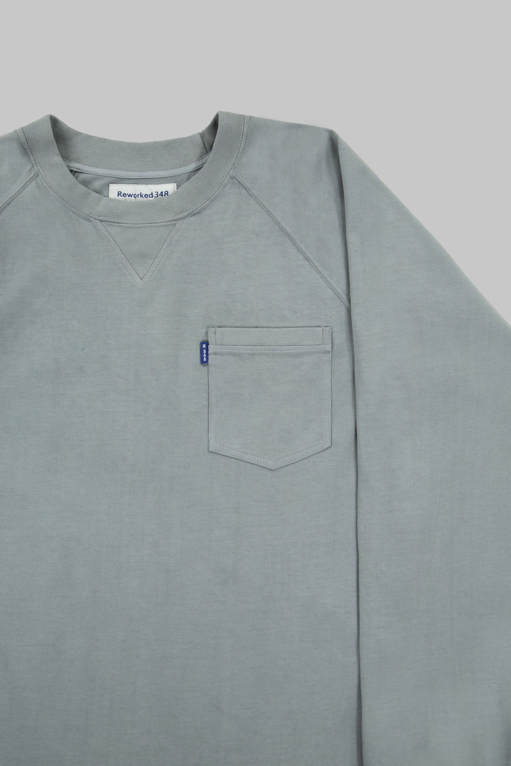 Middle Weight Pocket Sweatshirt Grey