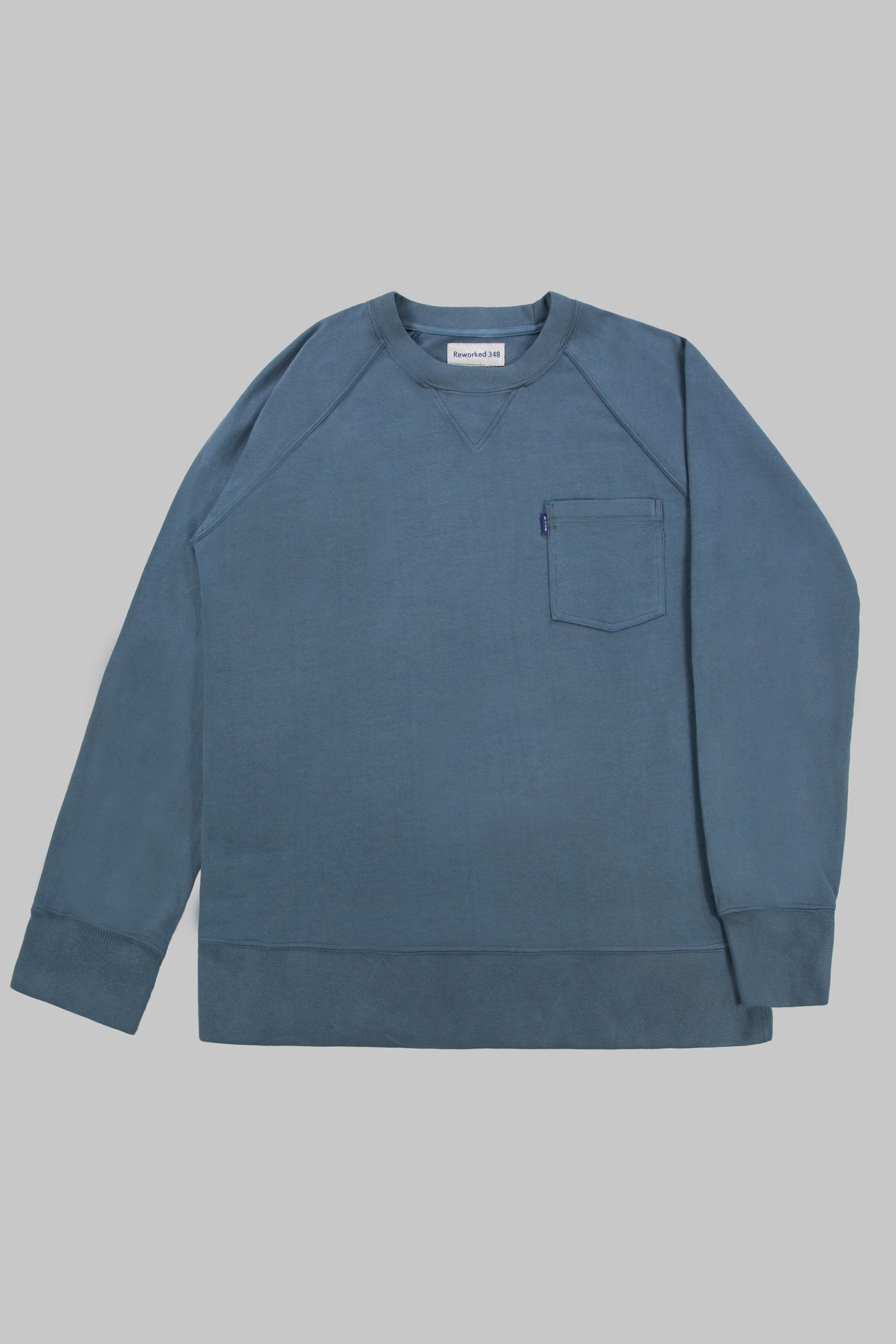 Middle Weight Pocket Sweatshirt Blue