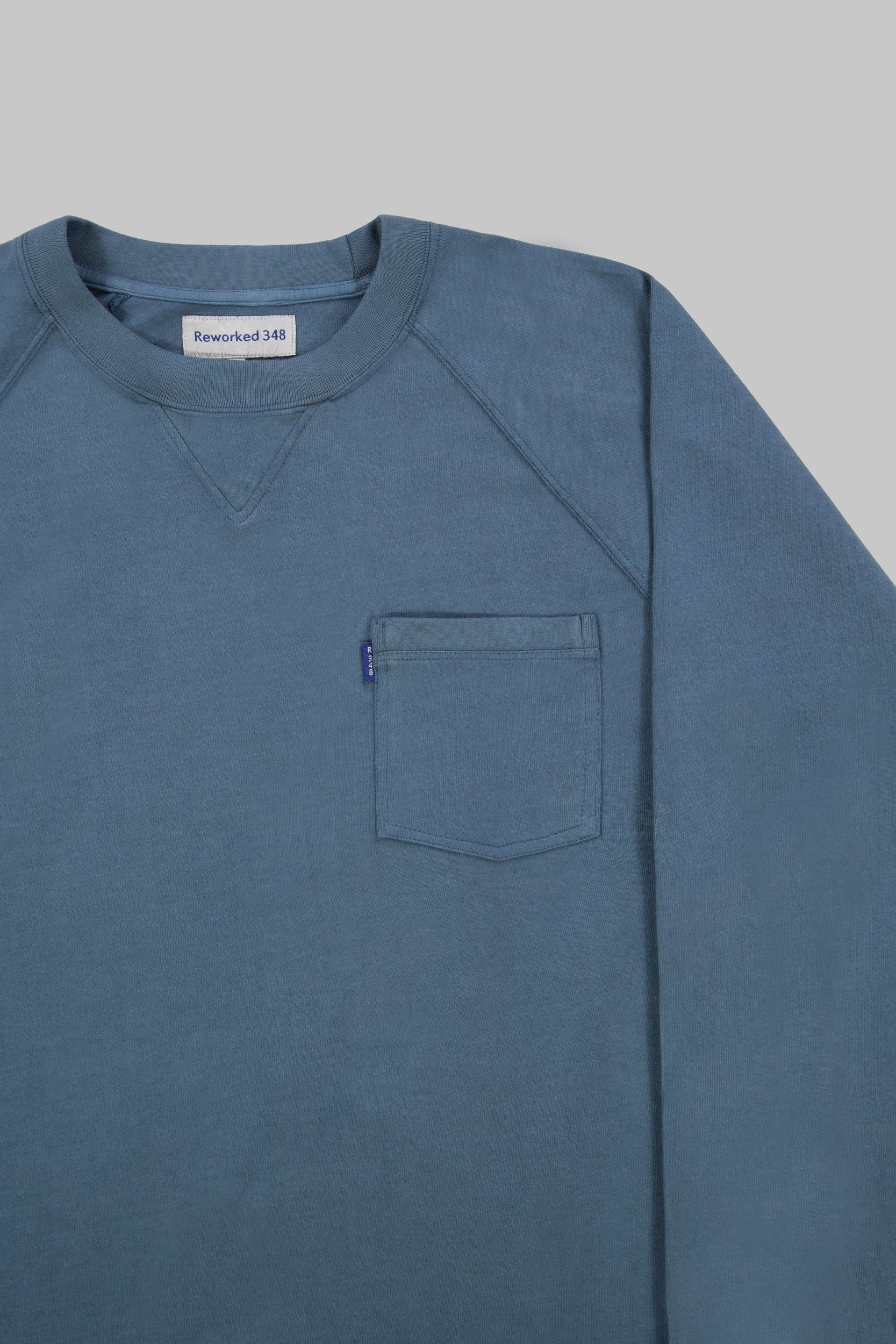 Middle Weight Pocket Sweatshirt Blue