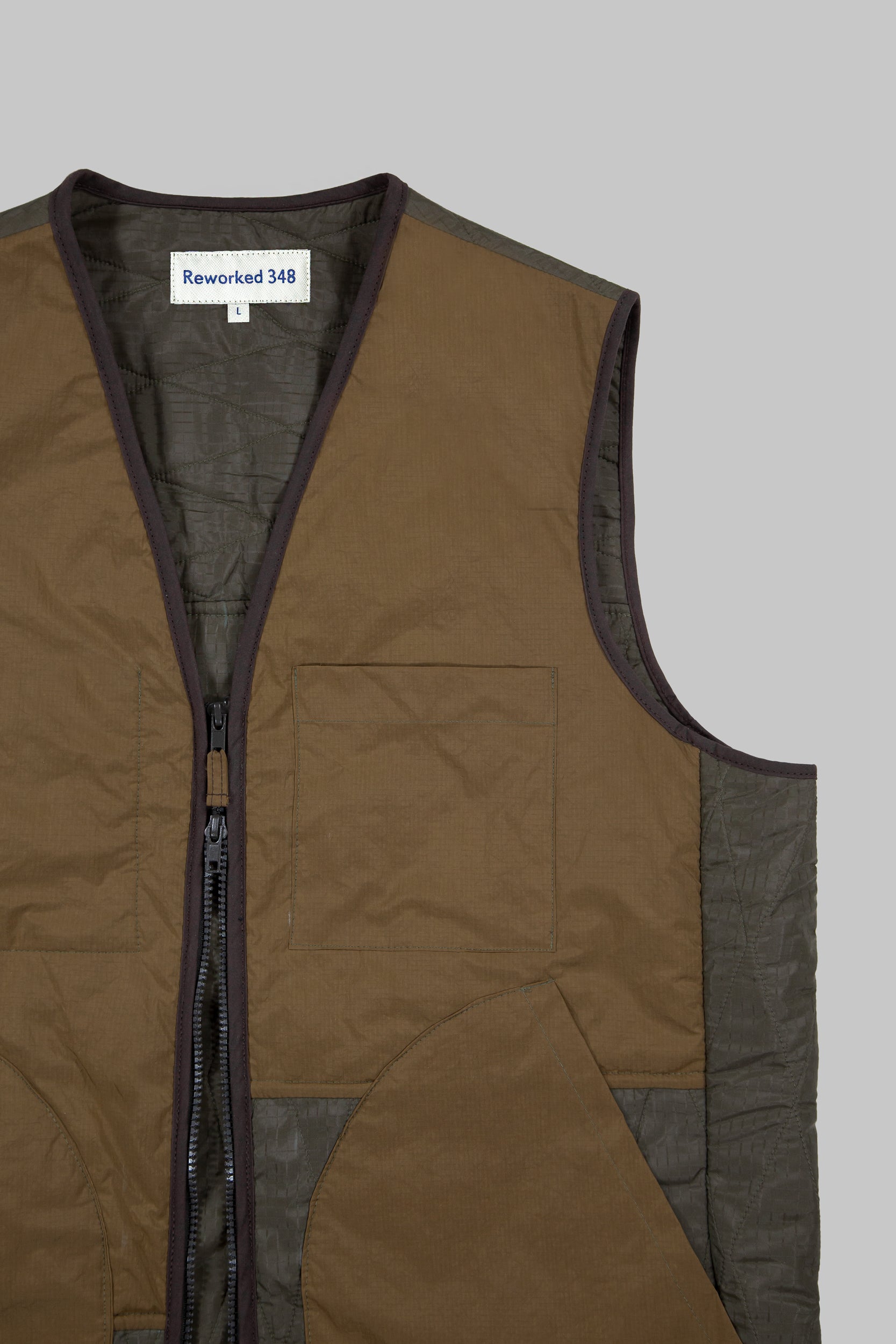 Tank Panel Rip-Stop V Vest Tobacco
