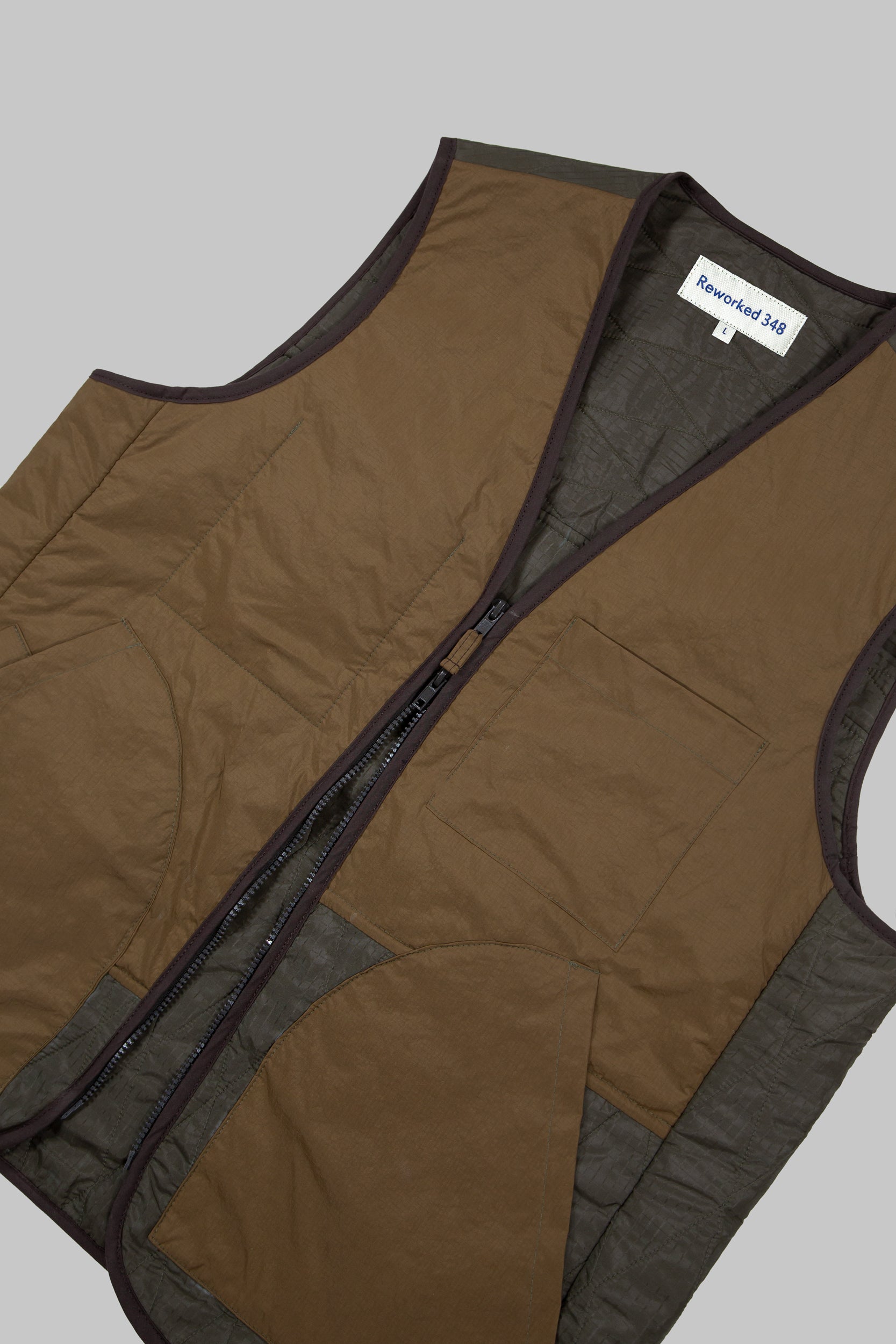 Tank Panel Rip-Stop V Vest Tobacco