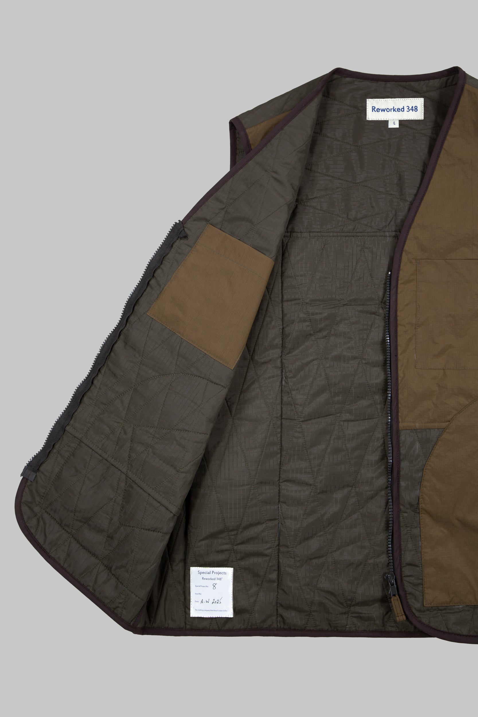 Tank Panel Rip-Stop V Vest Tobacco
