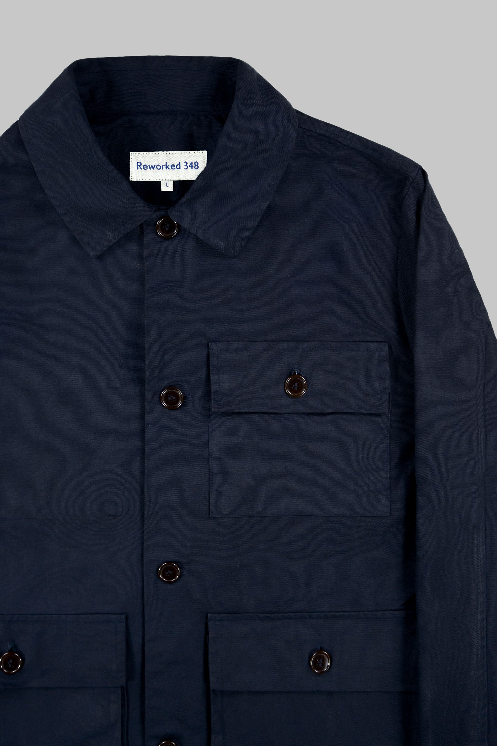 SP Utility Canvas Jacket Dark Blue