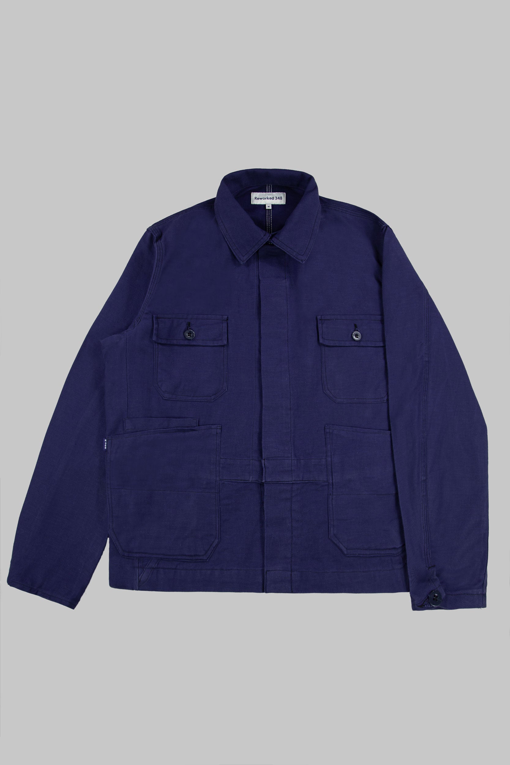 Scandi Coverall Jacket Works Blue