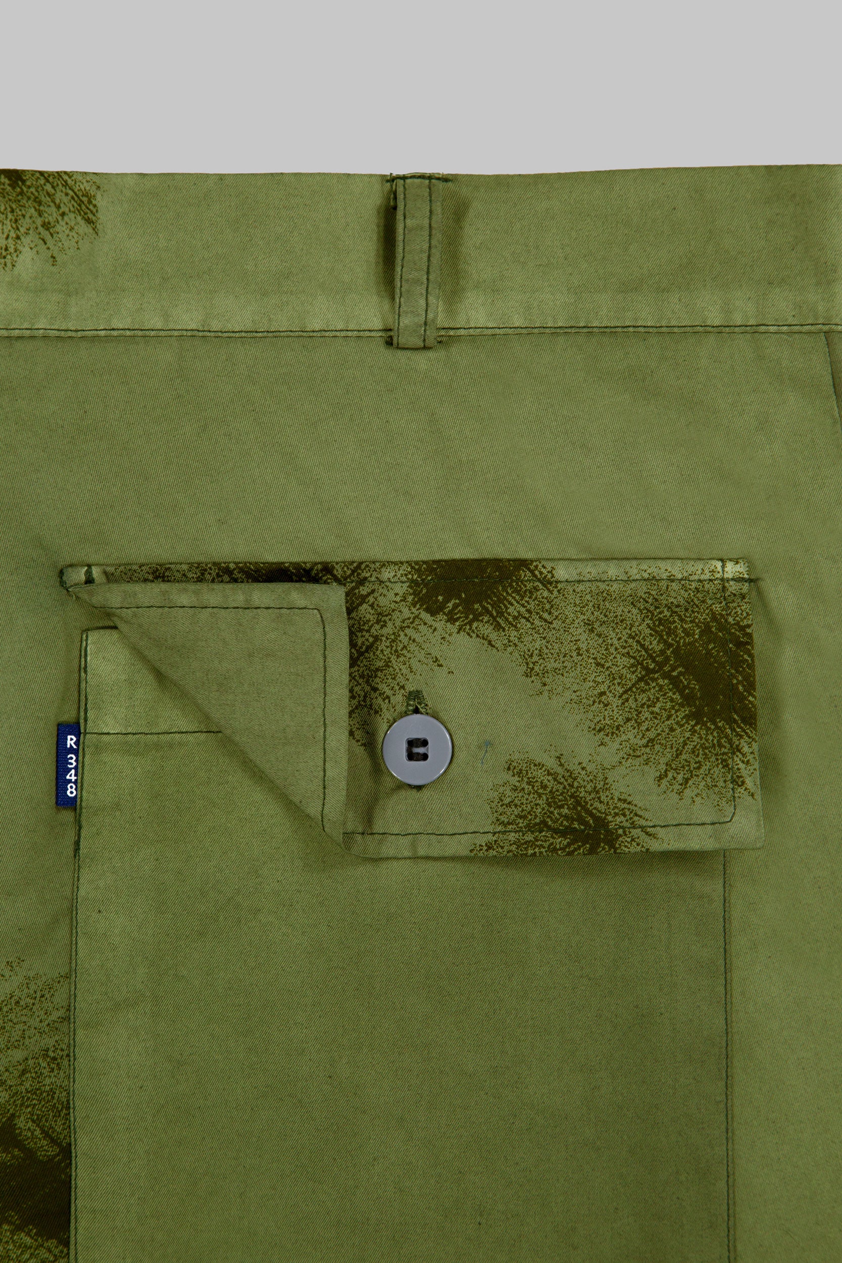 Snow Camo Utility Shorts Olive
