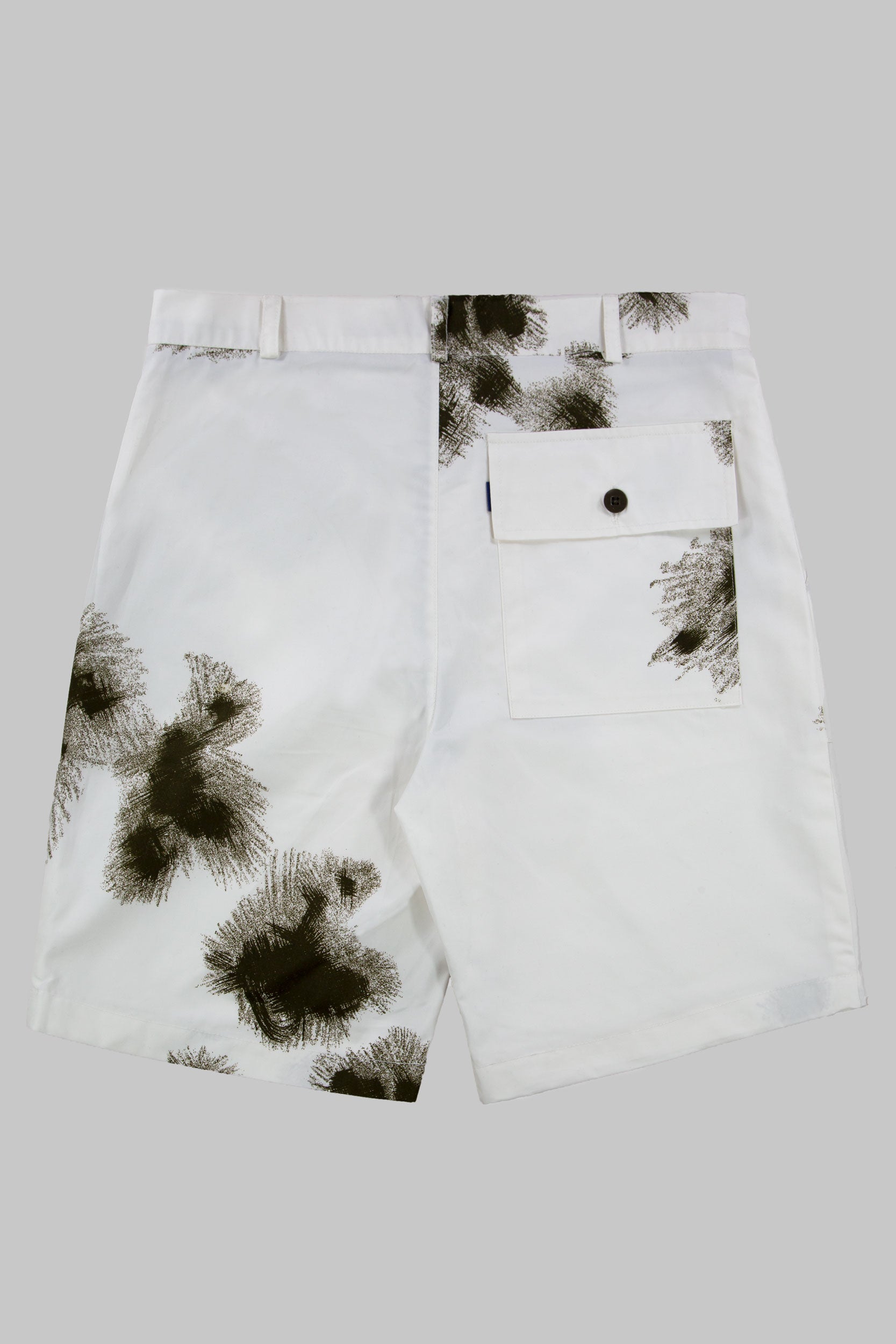 Snow Camo Utility Shorts Winter White