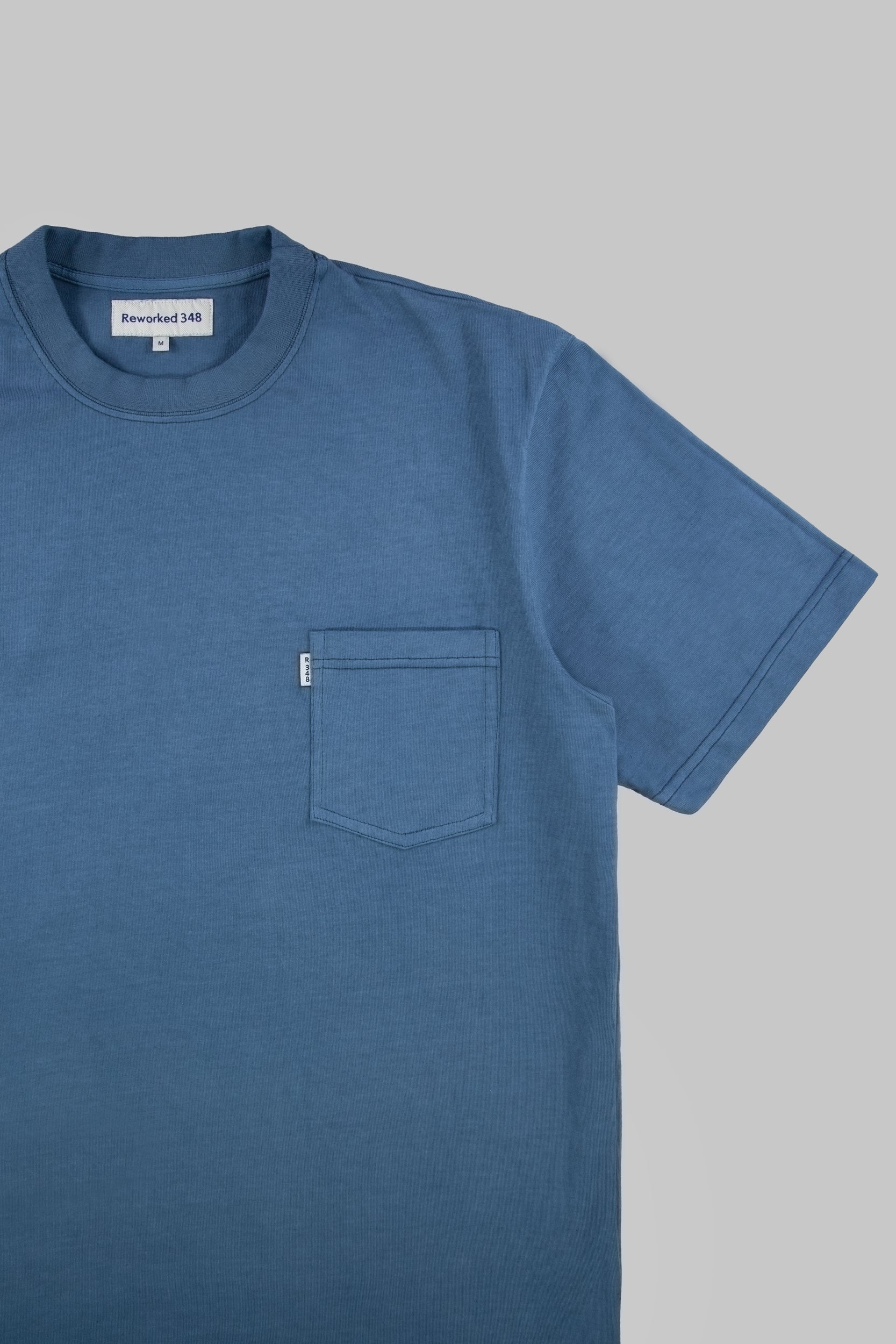 Pocket T-Shirt Vintage Blue
