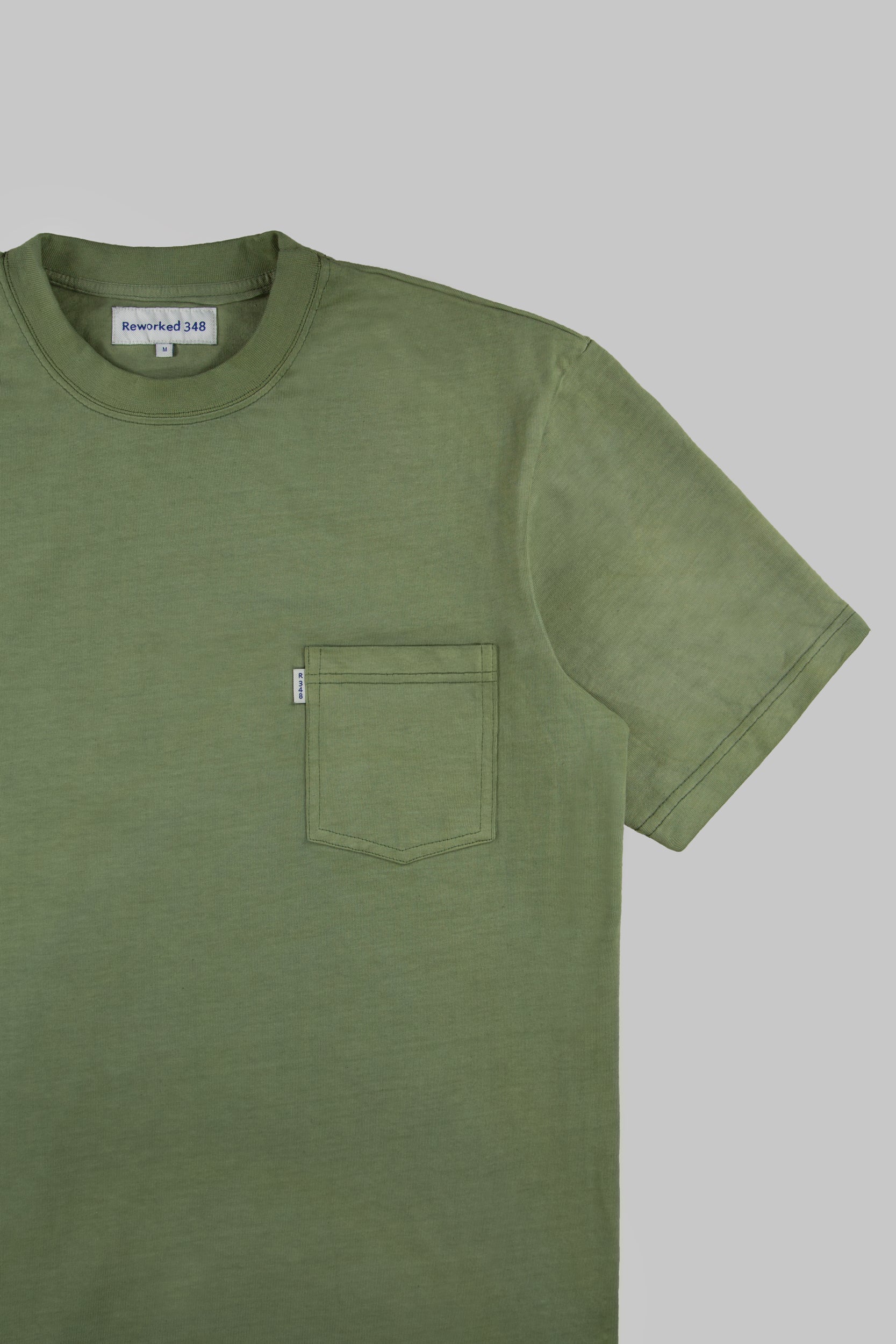 Pocket T-Shirt Vintage Green