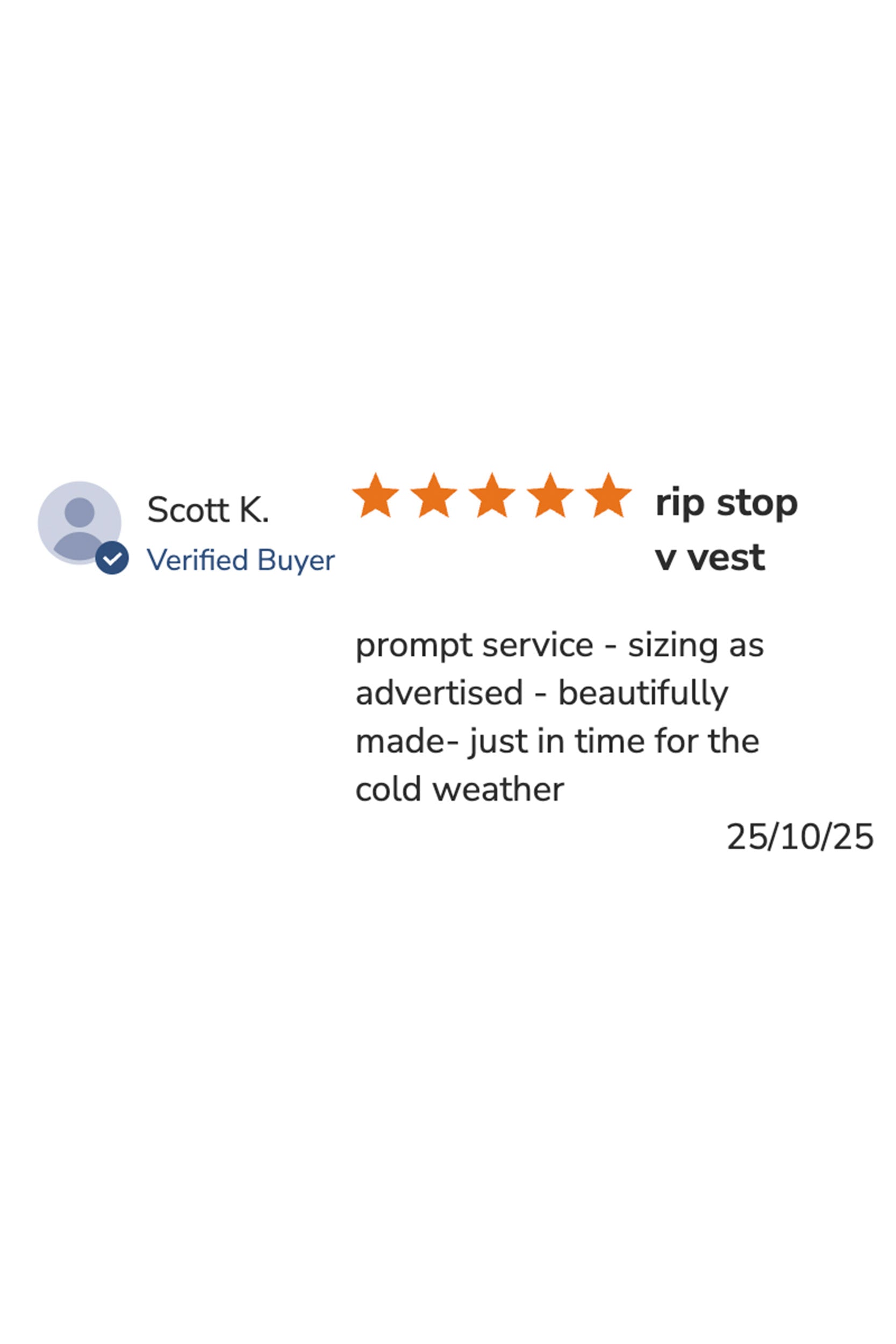 Tank Panel Rip-Stop V Vest Tobacco