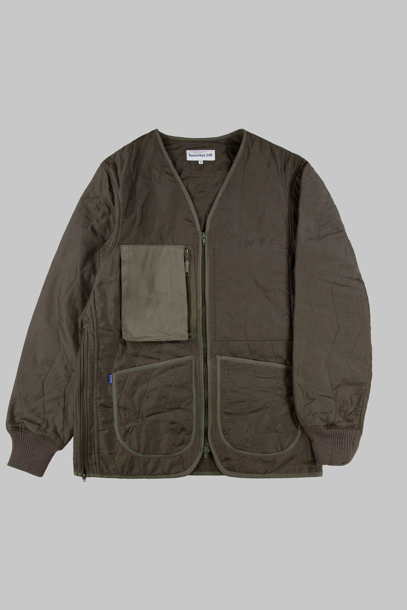 Tank Crew Zig-Zag Liner Jacket Khaki