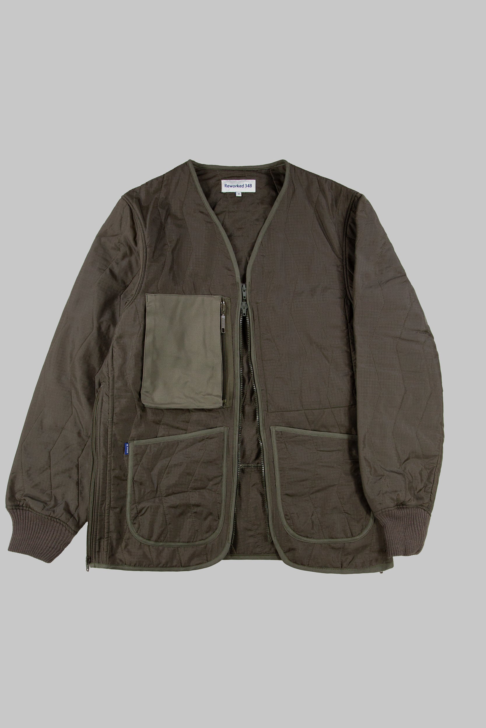 Tank Crew Zig-Zag Liner Jacket Khaki