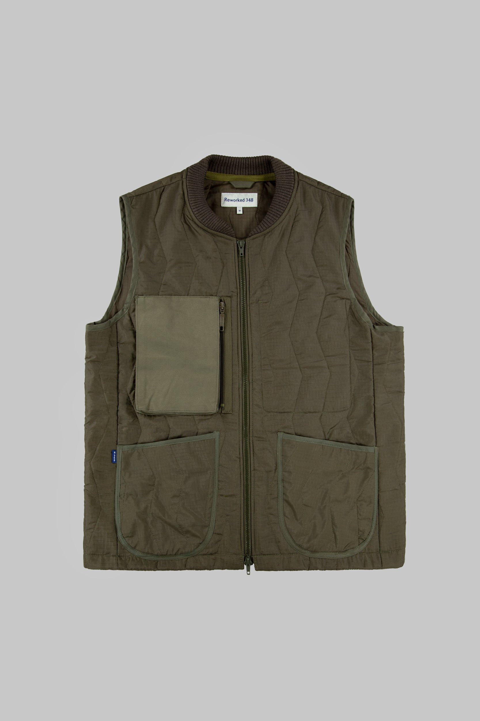 Tank Crew Zig-Zag Vest Khaki