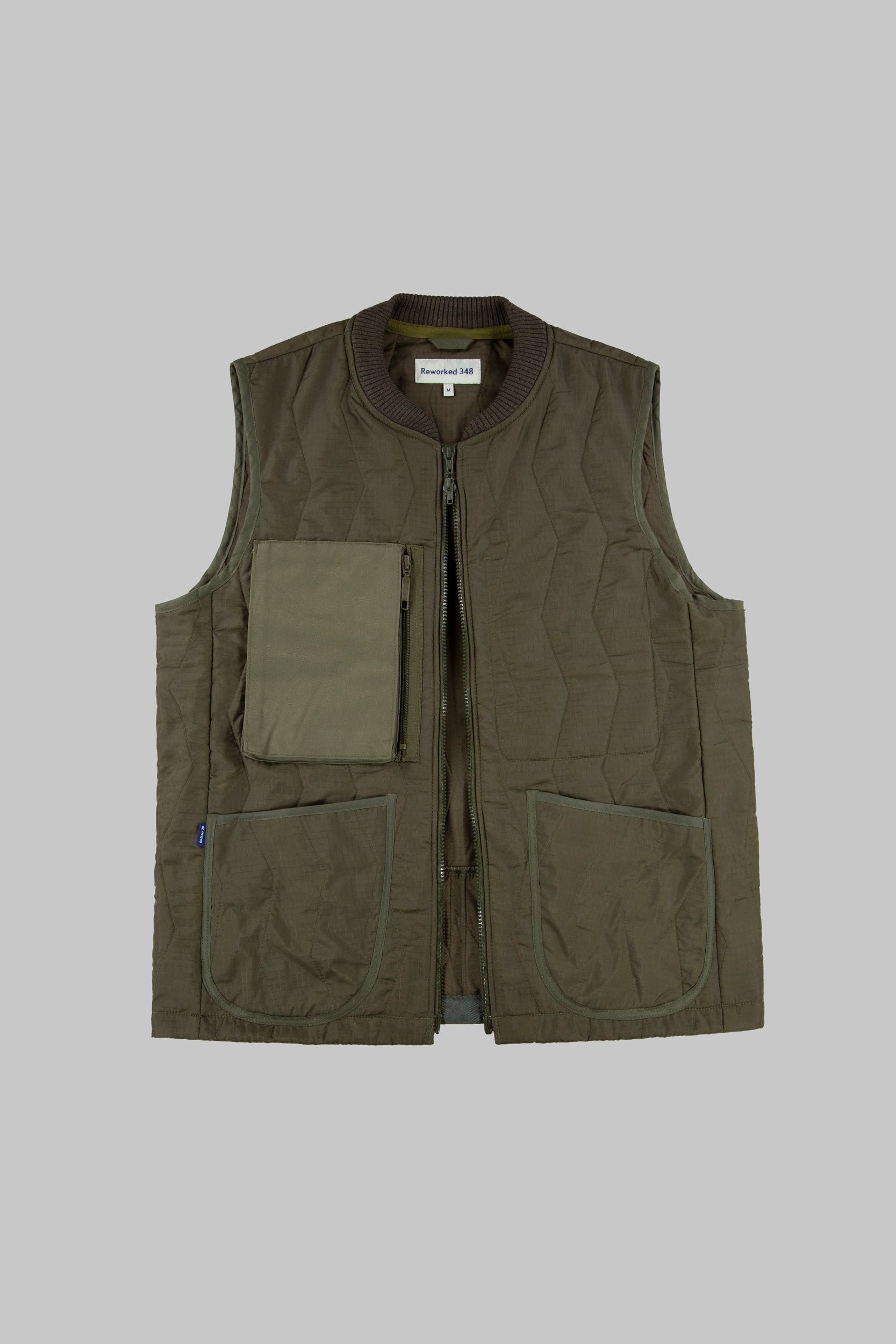 Tank Crew Zig Zag Vest Khaki