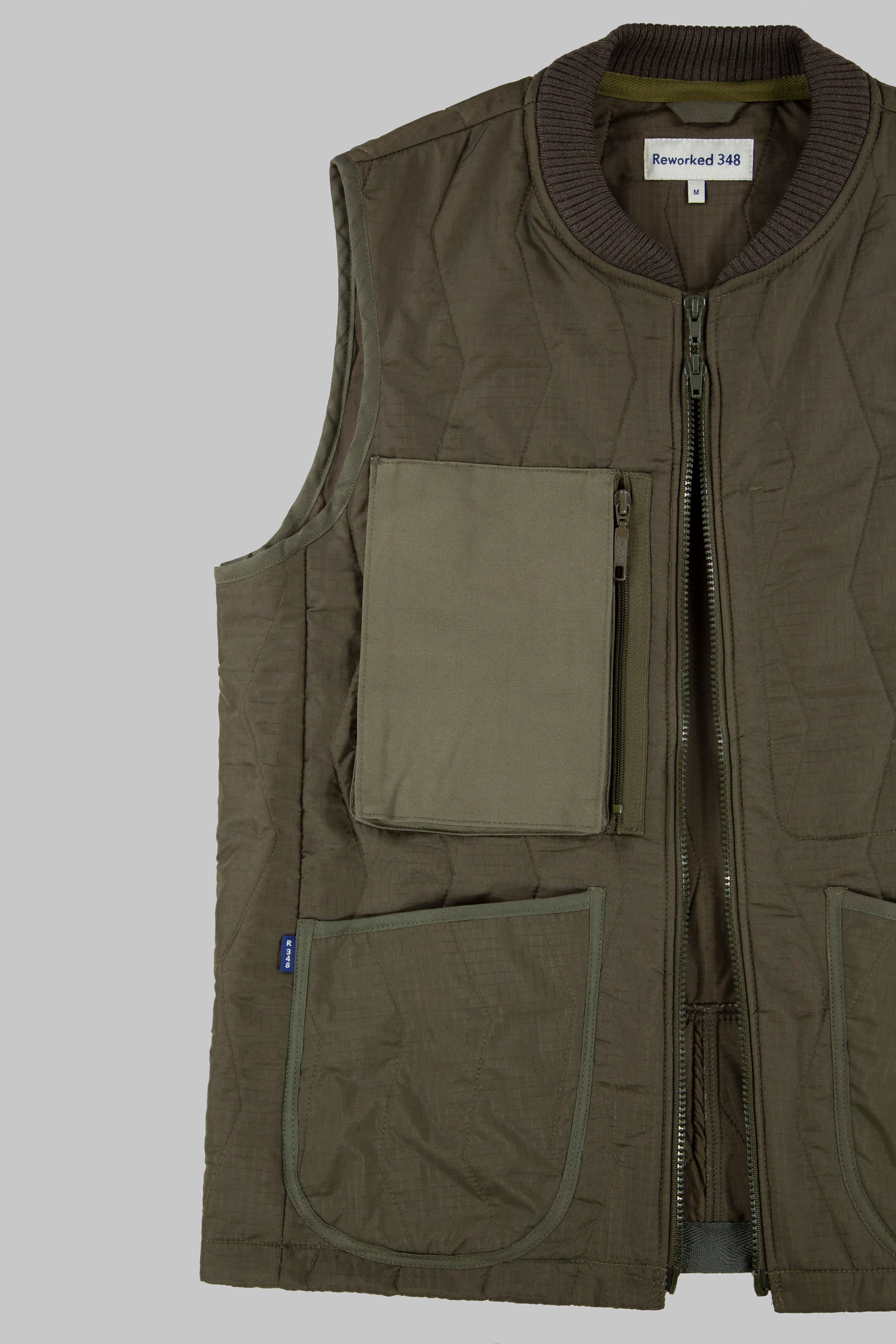 Tank Crew Zig Zag Vest Khaki