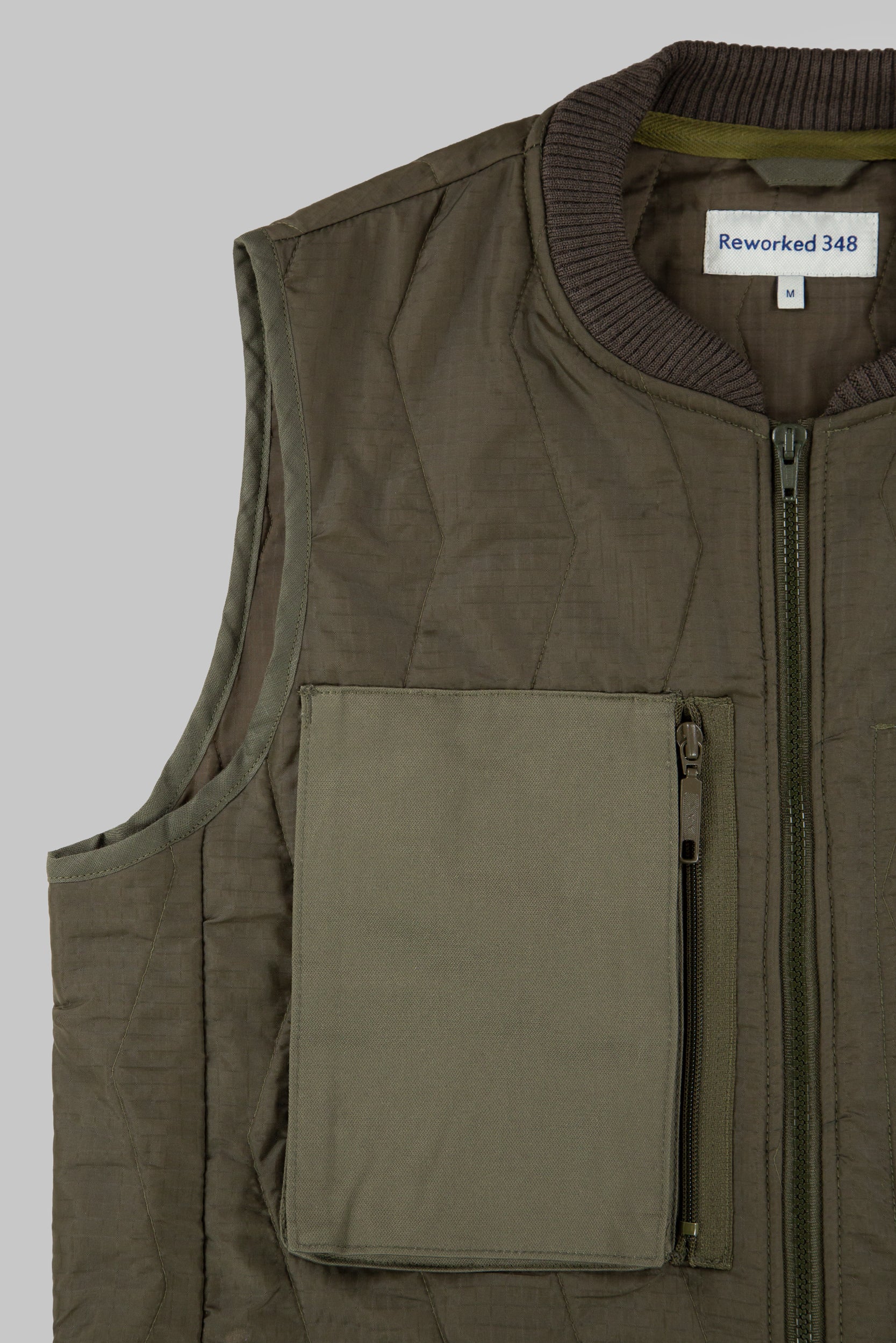 Tank Crew Zig Zag Vest Khaki