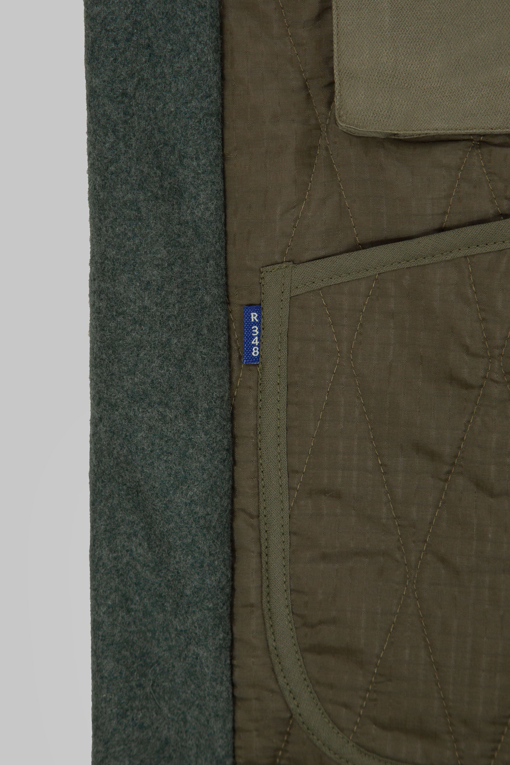 Tank Wool Panel Vest Khaki