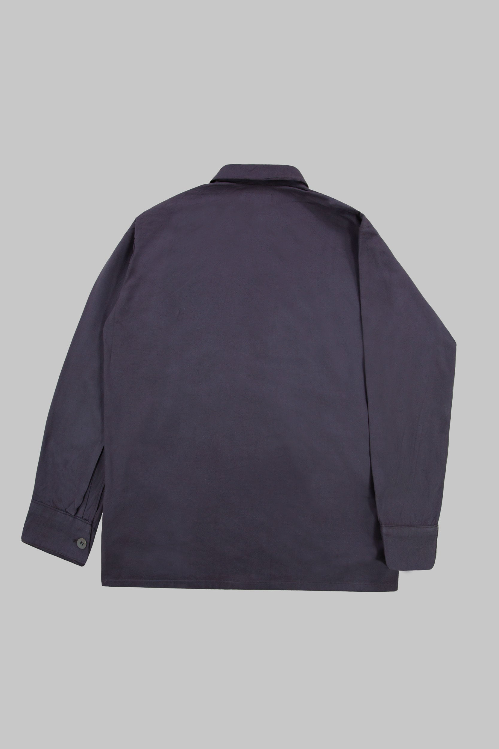 U Pocket Dorma Shirt Mute Deep Purple Indigo