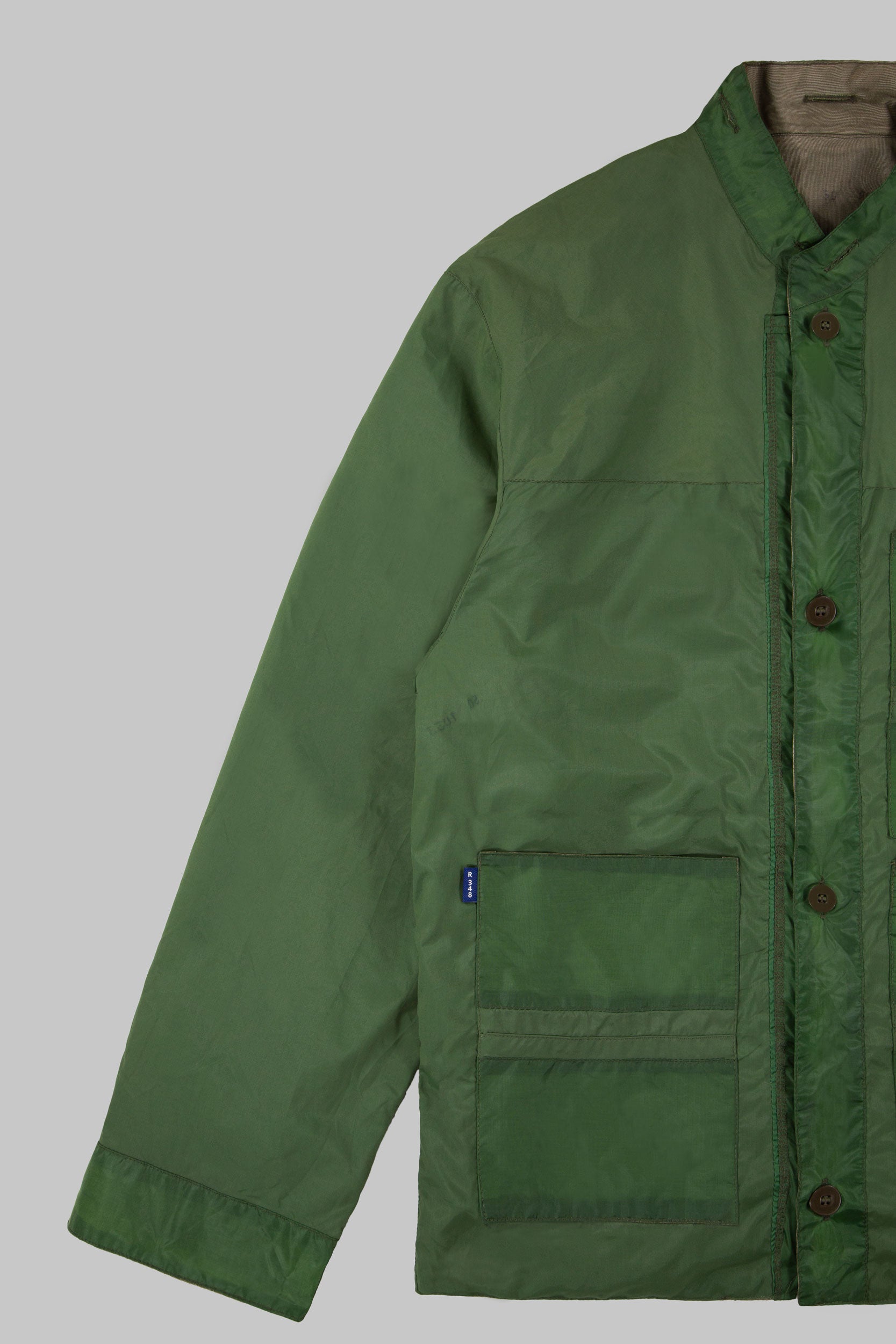 Wingman Reversible Track Jacket Green Grey