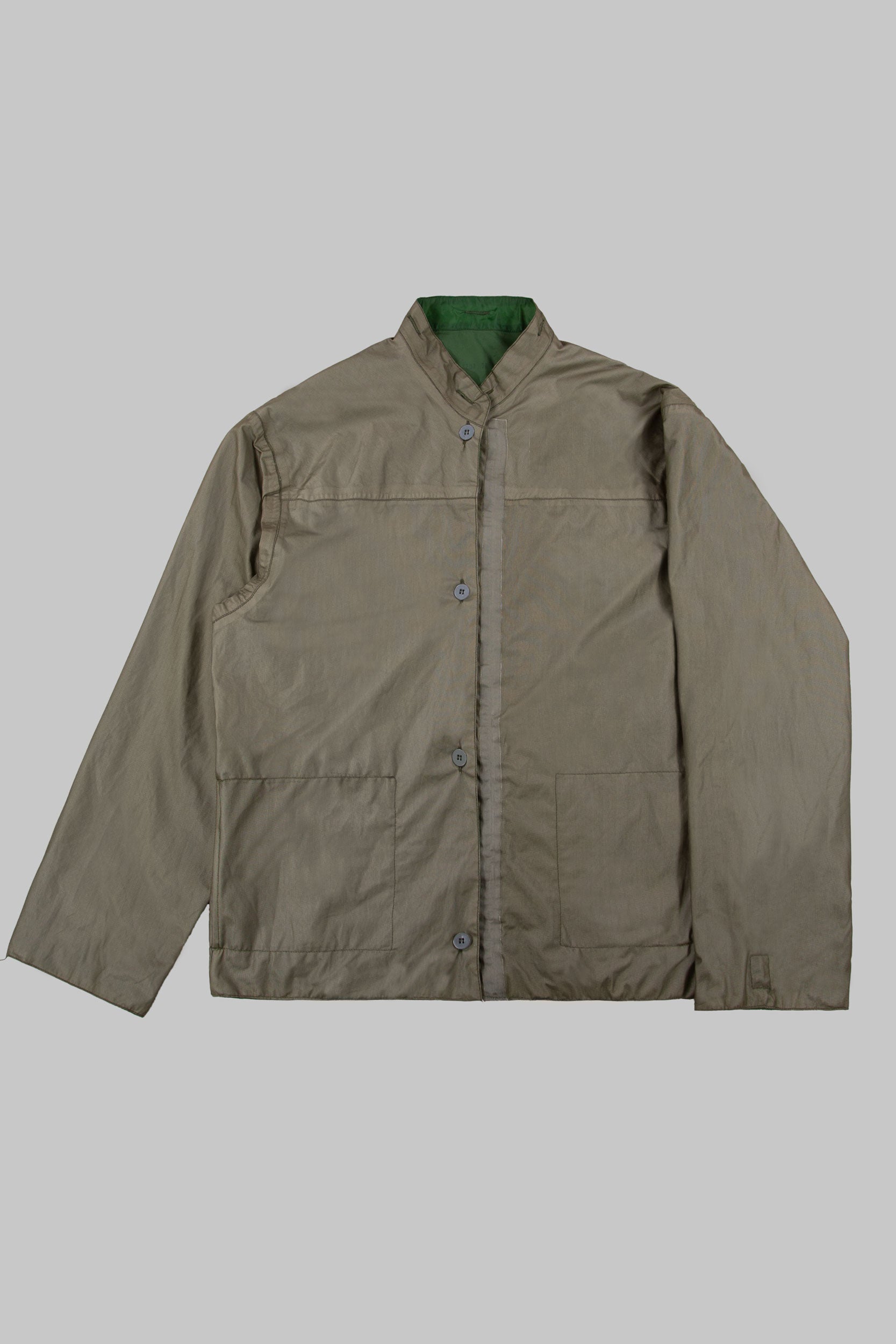 Wingman Reversible Track Jacket Green Grey