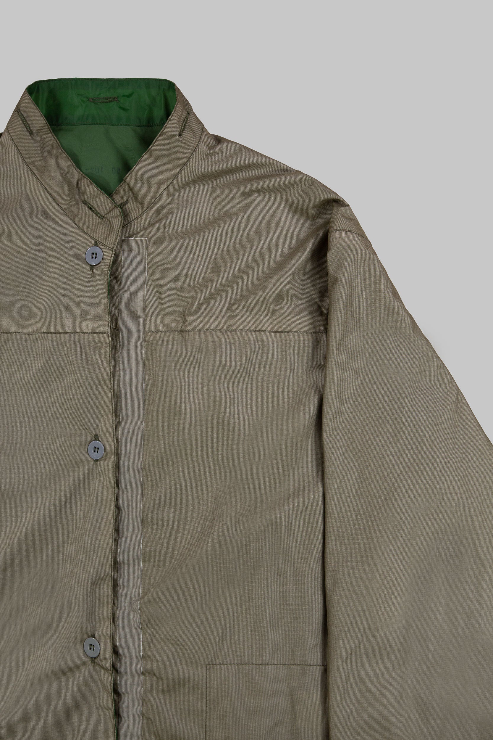 Wingman Reversible Track Jacket Green Grey