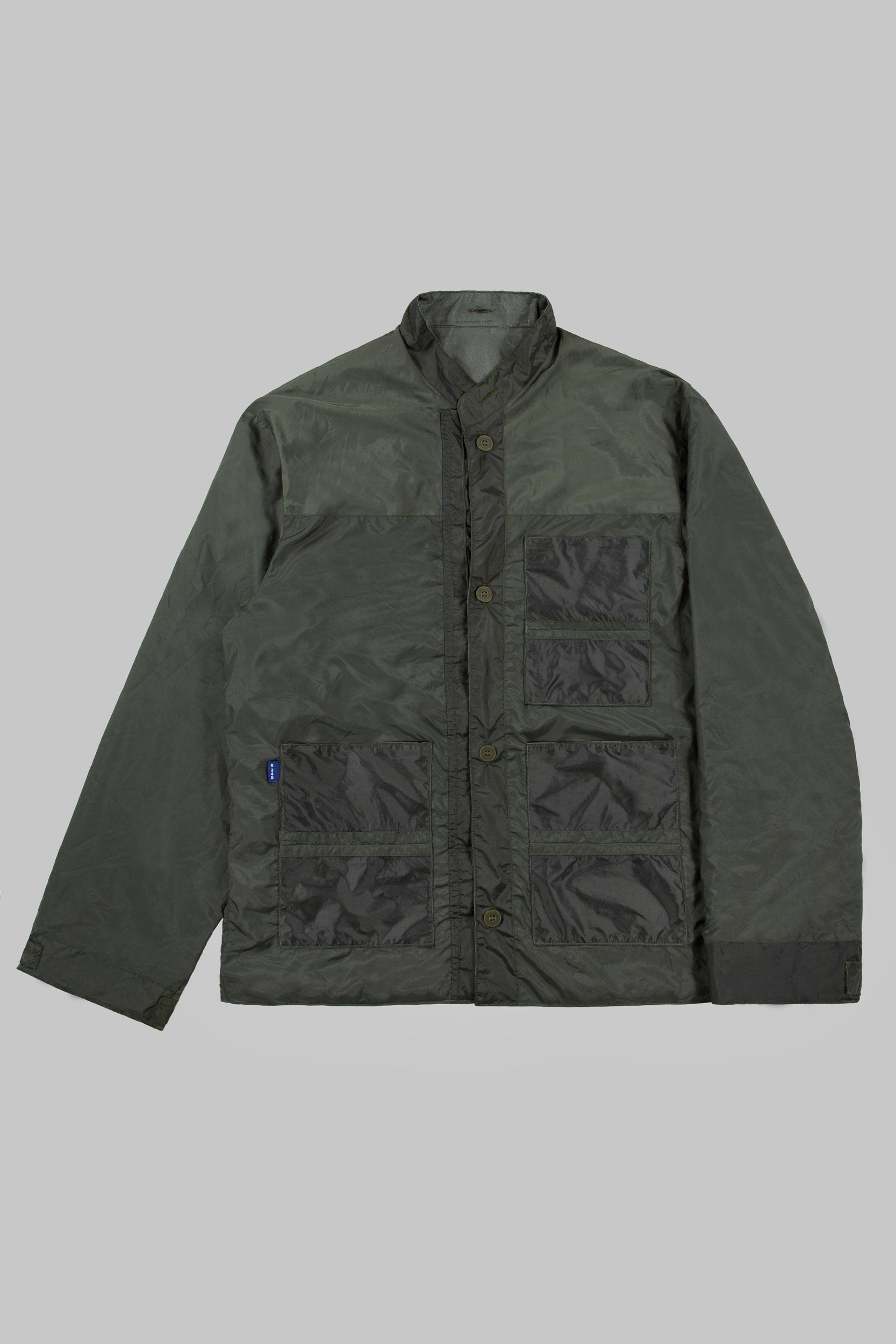 Wingman Reversible Track Jacket Grey Khaki