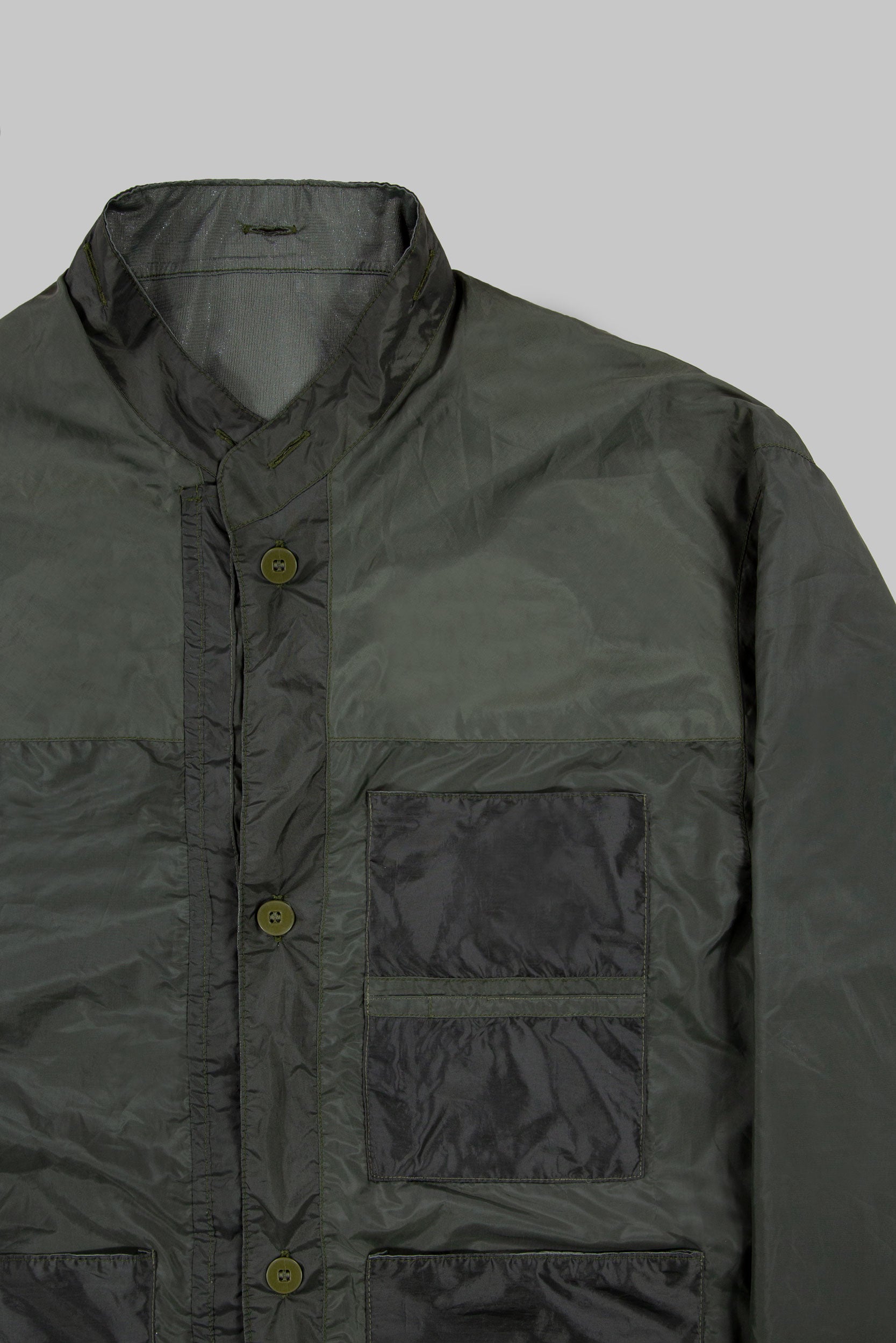 Wingman Reversible Track Jacket Grey Khaki