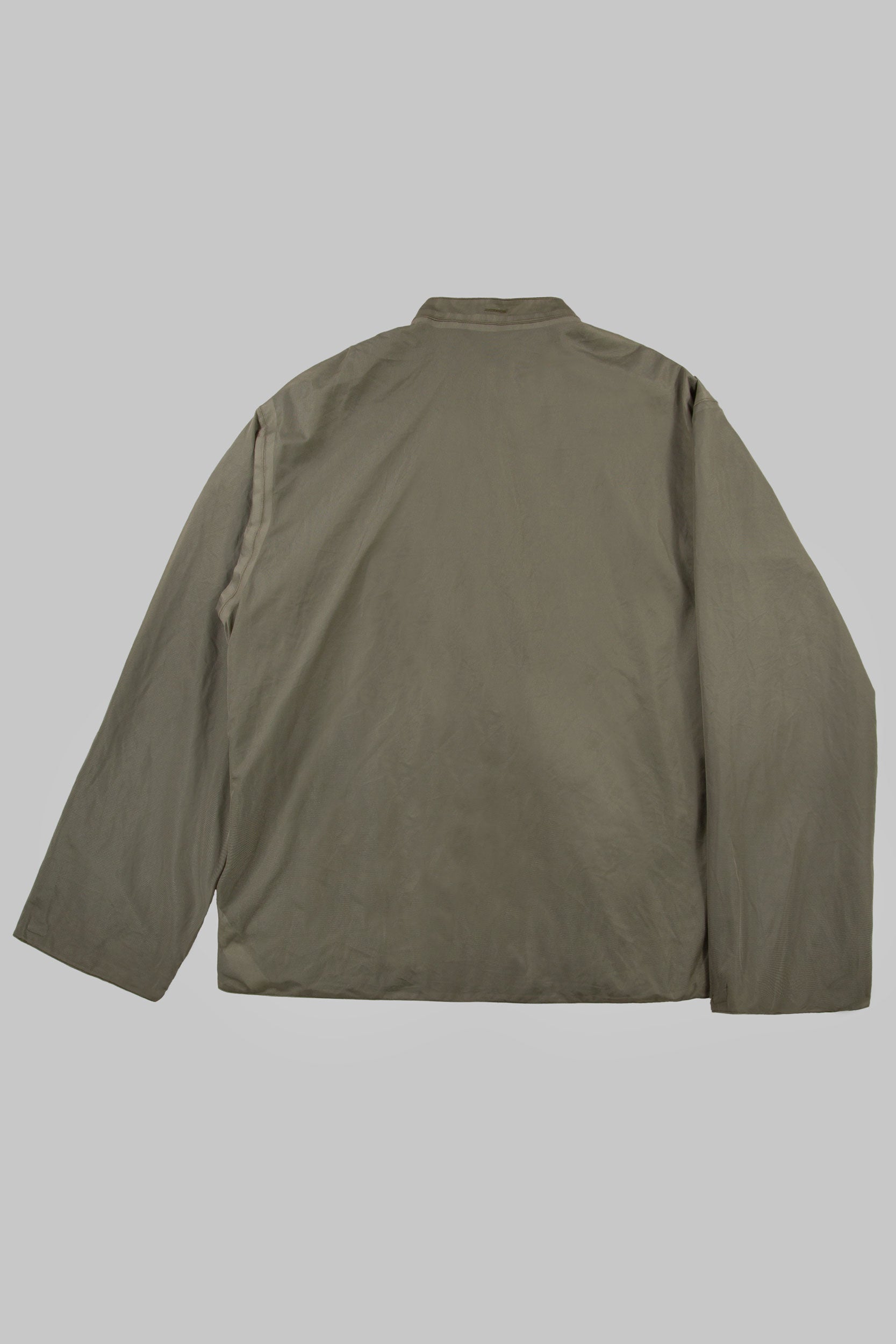 Wingman Reversible Track Jacket Contrast Khaki Grey