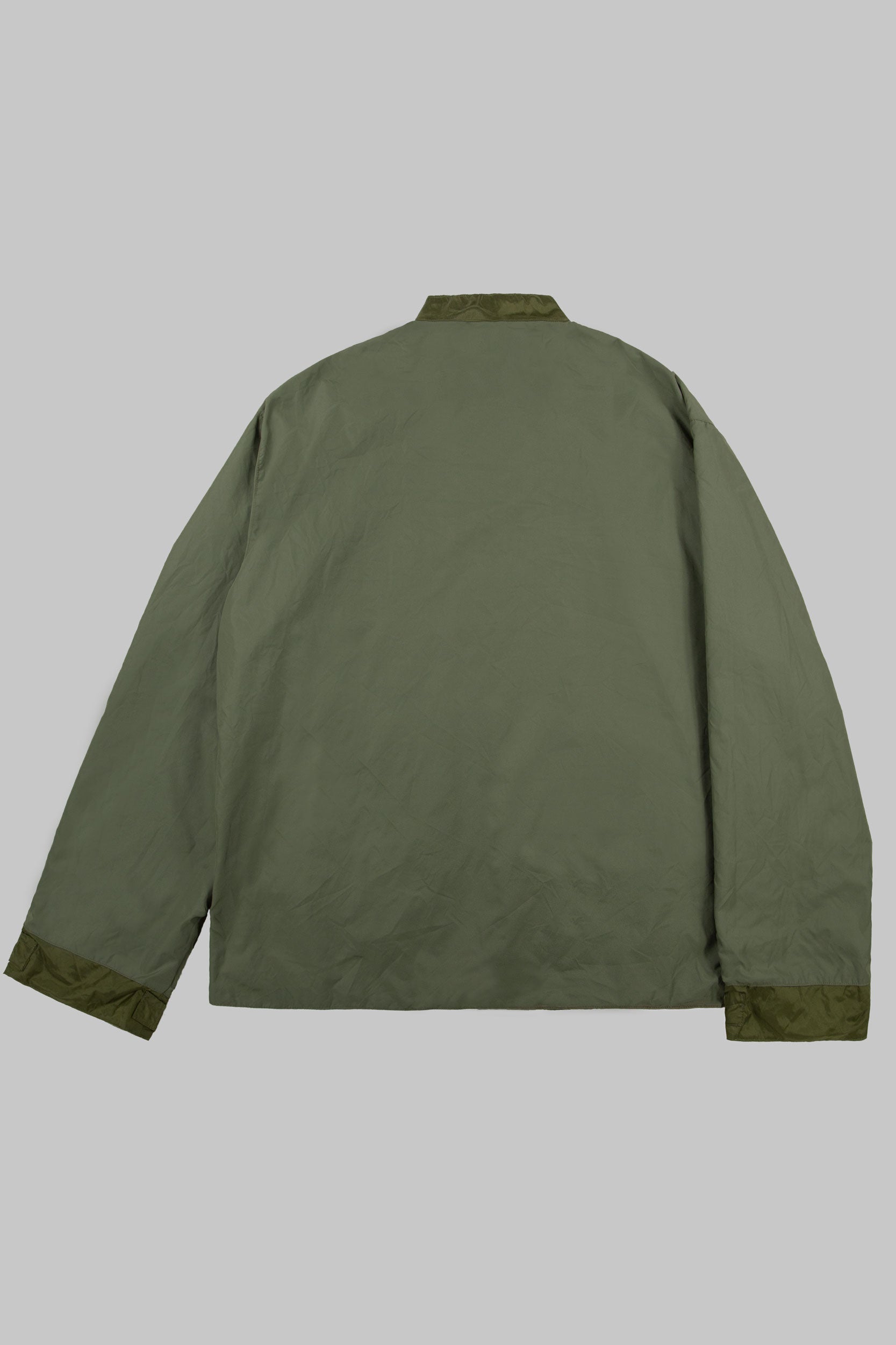 Wingman Reversible Track Jacket Contrast Khaki Grey