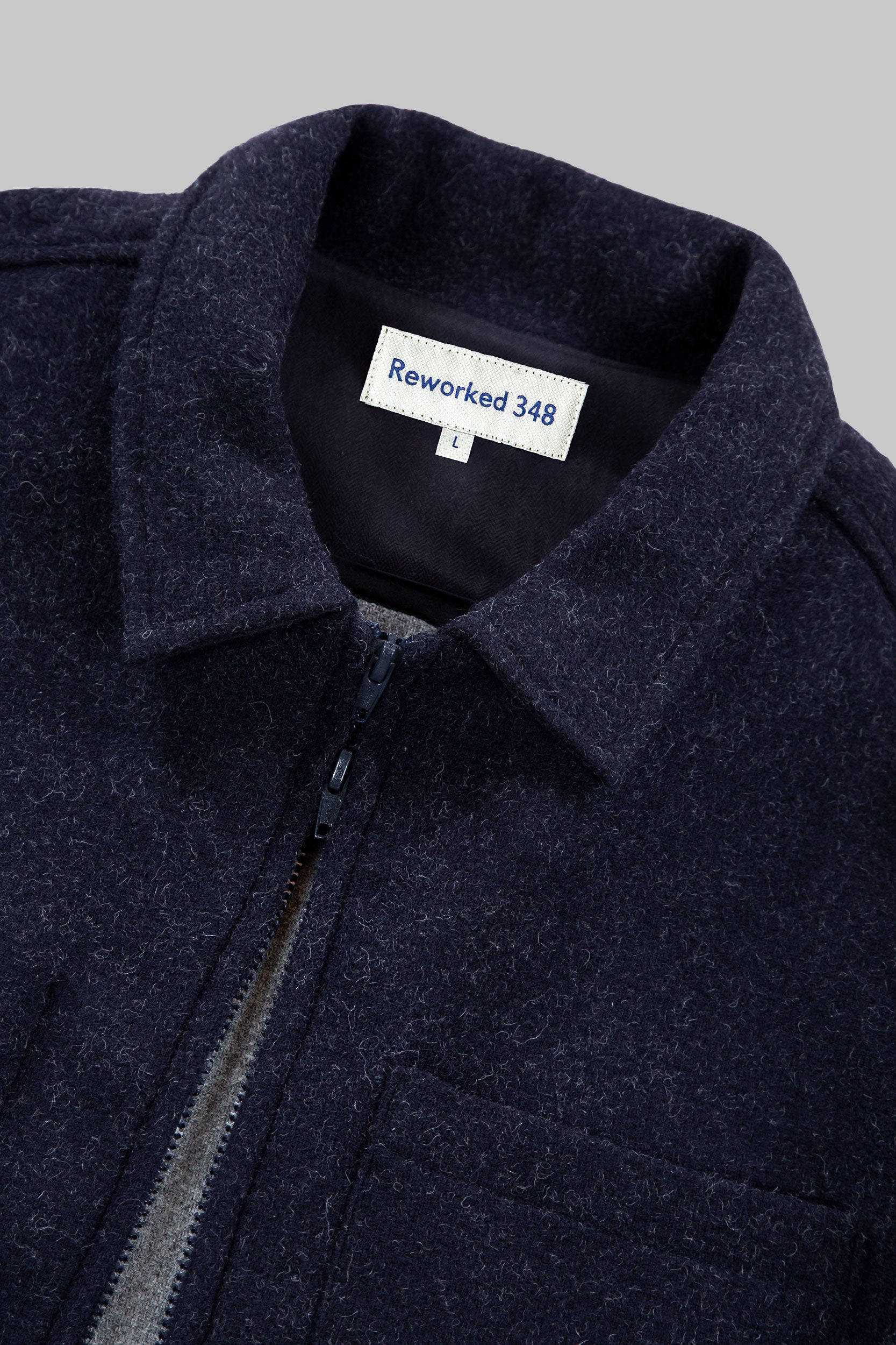 Works Wool & Cotton Jacket Dark Indigo